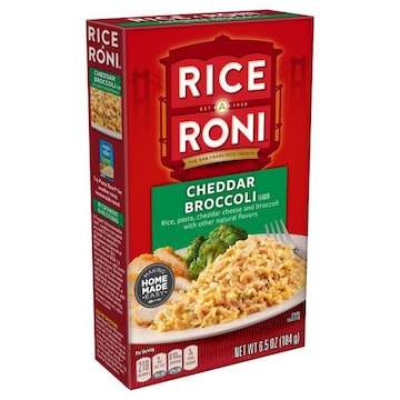Rice-A-Roni Rice Pasta Cheddar Broccoli Flavor 6.5 Oz