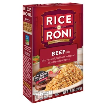 Rice-A-Roni Rice, Beef Flavor