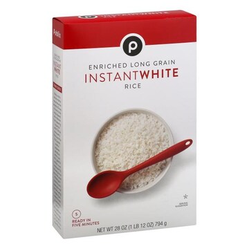 Publix White Rice, Instant, Long Grain