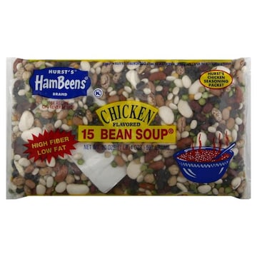 Hurst's HamBeens Soup, 15 Bean, Chicken Flavored