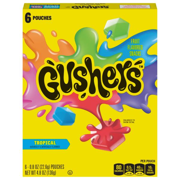 Gushers Fruit Flavored Snacks, Tropical Publix Super Markets