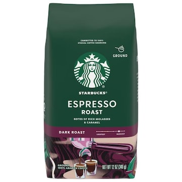 Starbucks Coffee, Ground, Dark Roast, Espresso Roast