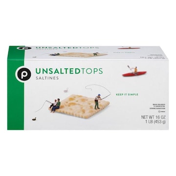 Publix Saltines, Unsalted Tops