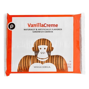 Publix Sandwich Cookies, Vanilla Creme