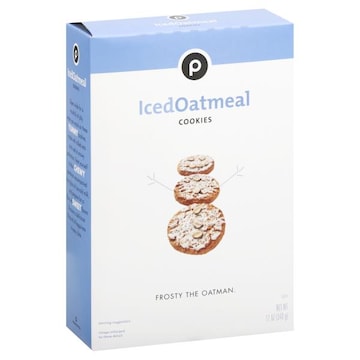 Publix Cookies, Iced, Oatmeal