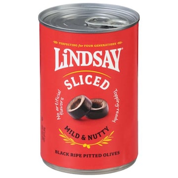 Lindsay Olives, Black Ripe Pitted, Sliced