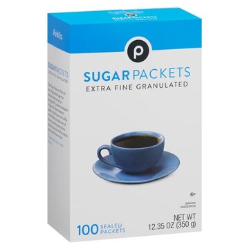Publix Sugar Packets, Extra Fine, Granulated