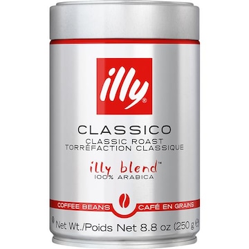 Illy Illy Blend Coffee, 100% Arabica, Beans, Classic Roast, Classico