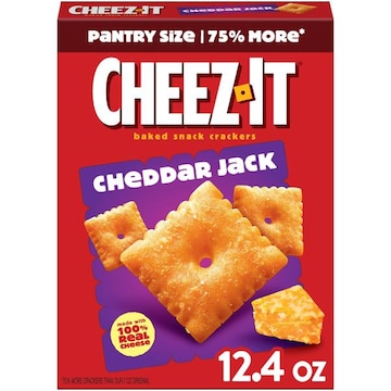 Cheez-It Cheese Crackers Cheddar Jack, Baked Snack Crackers