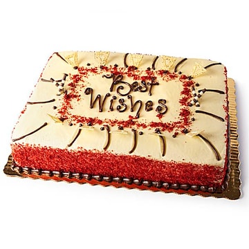 1/2 Sheet Southern Style Red Velvet Cake