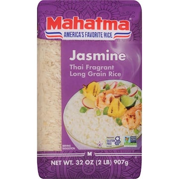Mahatma Jasmine Rice, Long Grain, Thai Fragrant