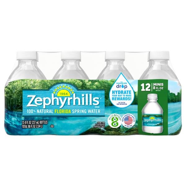 Zephyrhills 100% Natural Florida Minis Spring Water | Publix Super