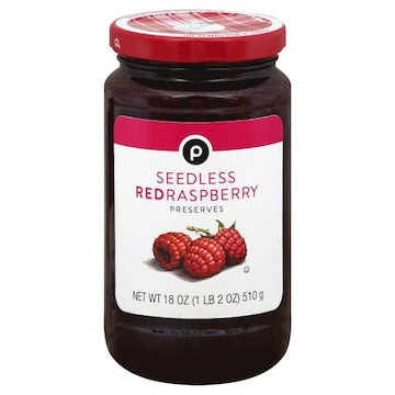 Publix Preserves, Red Raspberry, Seedless