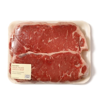 GreenWise USDA Prime Beef Angus Strip Steak, Boneless, Raised Without Antibiotics