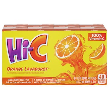 Hi-C Fruit Drink, Orange Lavaburst
