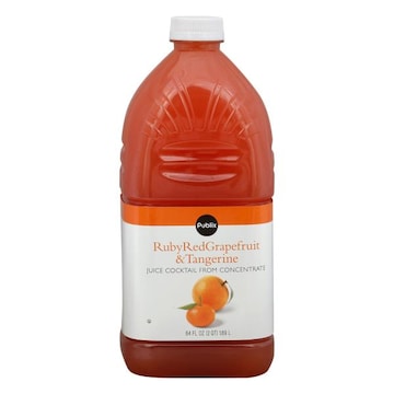 Publix Juice Cocktail, Ruby Red Grape Fruit & Tangerine