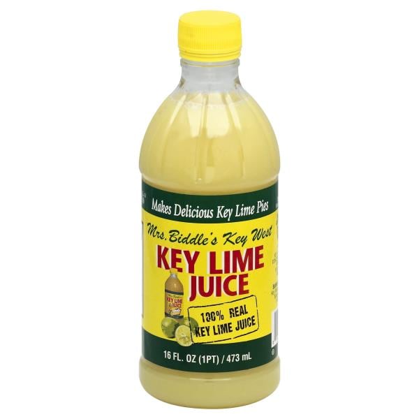 Mrs Biddles 100 Juice, Real Key Lime Publix Super Markets