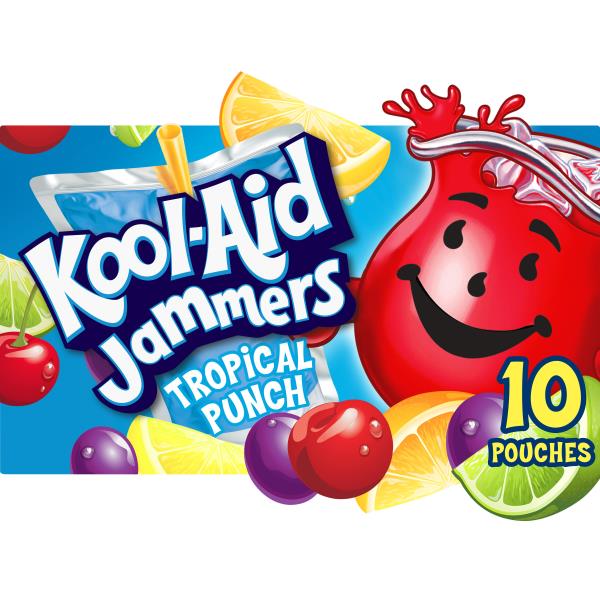 KoolAid Jammers Jammers Tropical Punch Artificially Flavored Soft