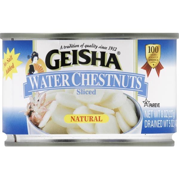 Geisha Water Chestnuts, Sliced, No Salt Added Publix Super Markets