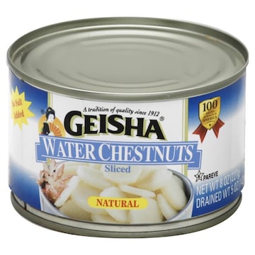 Geisha Water Chestnuts, Sliced, No Salt Added