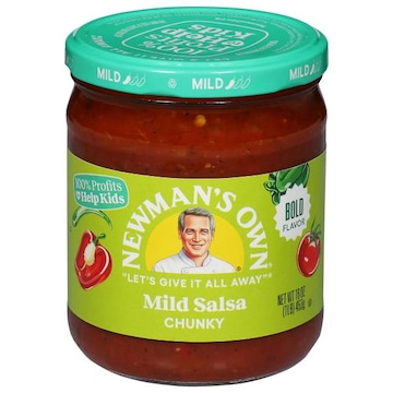 Newman's Own Salsa, Mild, Chunky, Bold Flavor