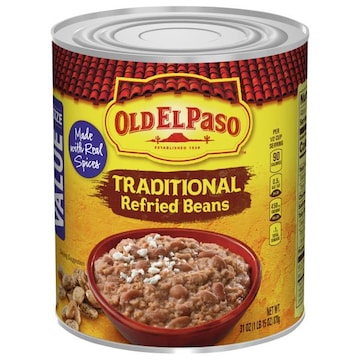 Old El Paso Refried Beans, Traditional, Value Size