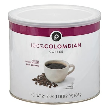 Publix Coffee, 100% Colombian