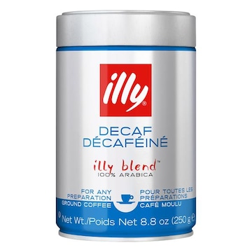 Illy Illy Blend Coffee, 100% Arabica, Ground, Decaf
