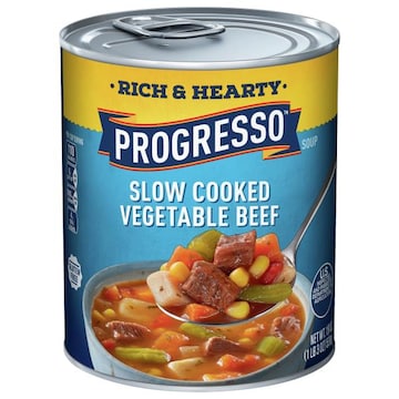 Progresso Soup, Slow Cooked Vegetable Beef