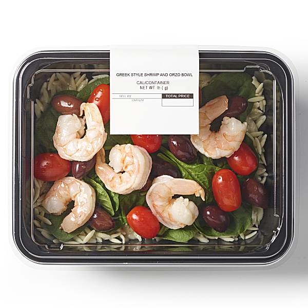 Publix Deli Greek Style Shrimp and Orzo Bowl Publix Super Markets
