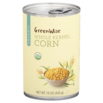 GreenWise Corn, Organic, Whole Kernel