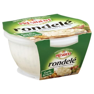 President Pub Cheese Cheese, Spreadable, Garlic & Herbs
