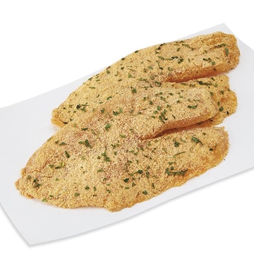 Tilapia Fillets, Parmesan Breaded, Fresh, Ready to Cook