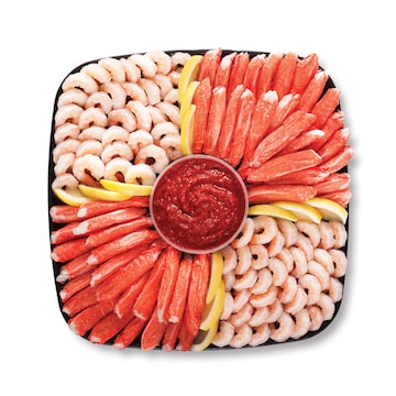 Shrimp & Surimi Platter, Md, Net Wt 64 Oz Featuring GreenWise Shrimp, Ready to Eat