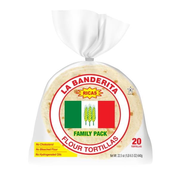 La Banderita Flour Tortillas, Family Pack Publix Super Markets
