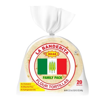 La Banderita Flour Tortillas, Family Pack