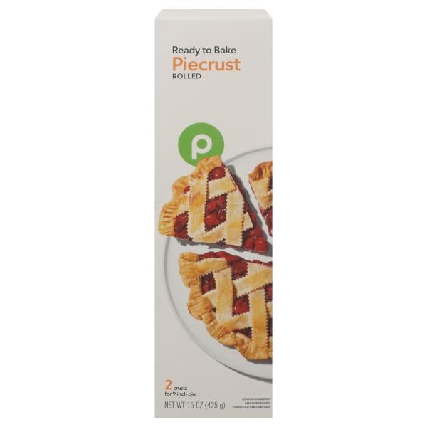 Publix Pie Crust, Rolled, Ready To Bake Publix Super Markets