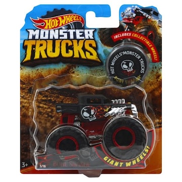 Hot Wheels Monster Trucks Toy, Bone Shaker