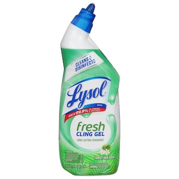 LYSOL® Toilet Bowl Cleaner, Forest Rain Scent, Fresh Cling Gel