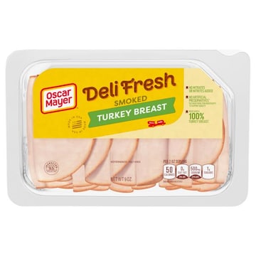 Oscar Mayer Deli Fresh Smoked Turkey Breast Sliced Lunch Meat