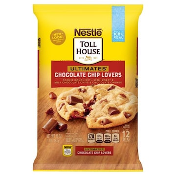 Toll House Cookie Dough, Chocolate Chip Lovers