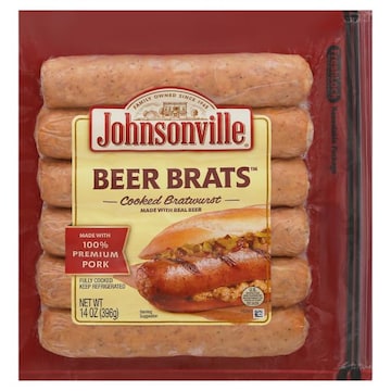 Johnsonville Bratwurst, Cooked