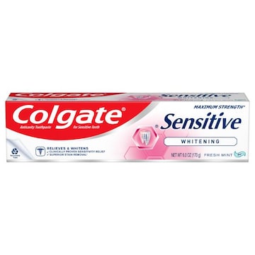 Colgate Sensitive Whitening Toothpaste, Mint Gel