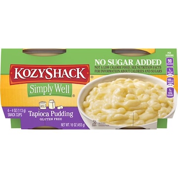 Kozy Shack Simply Well Pudding, Tapioca