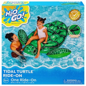 H2o Go! 3y+ 99 Lbs Tidal Turtle Ride-On