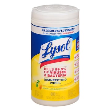 Lysol Disinfecting Wipes, Lemon & Lime Blossom Scent