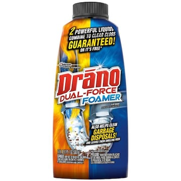 Drano Dual-Force Dual-Force Foamer Clog Remover, 17 oz