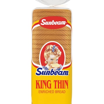 Sunbeam King Thin White Bread, 20 oz