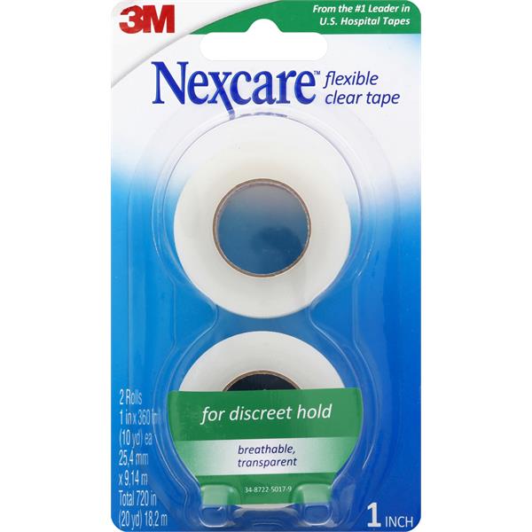 Nexcare Tape, Flexible, Clear, Value Pack Publix Super Markets