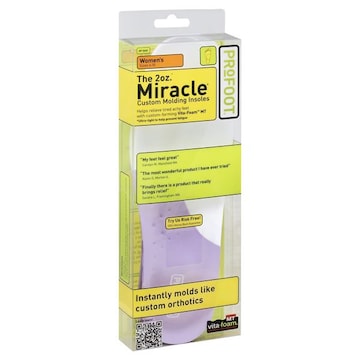 Profoot 2 oz Miracle Insoles, Custom Molding, Women's, Sizes 6-10